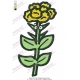 Flower with Eyes Embroidery Design